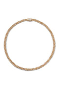 Micro Mexican Chain - Clear Gold