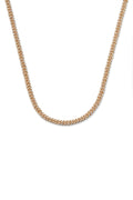 Micro Mexican Chain - Clear Gold