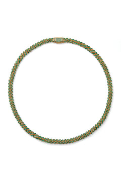 Micro Mexican Chain - Emerald