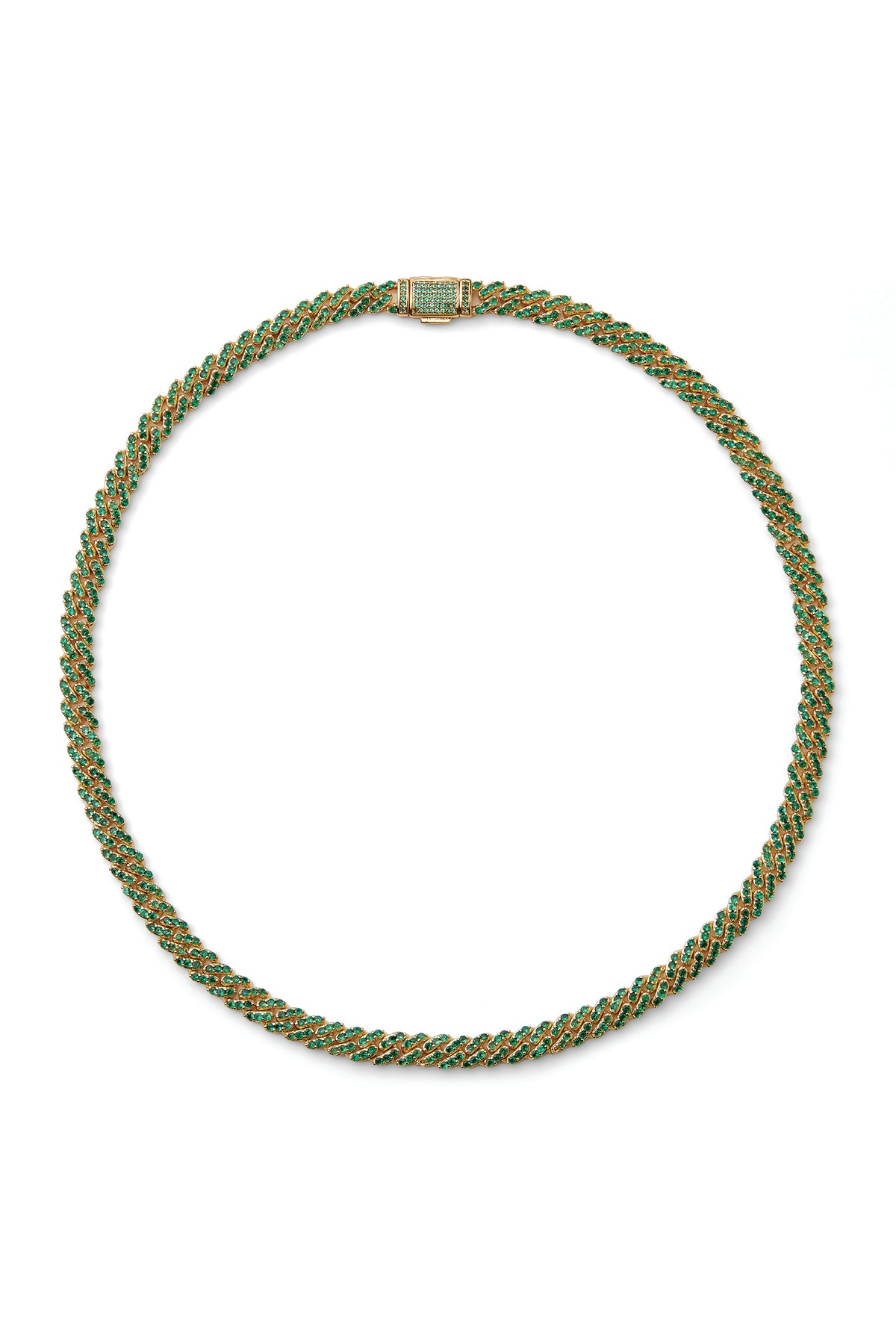 Micro Mexican Chain - Emerald