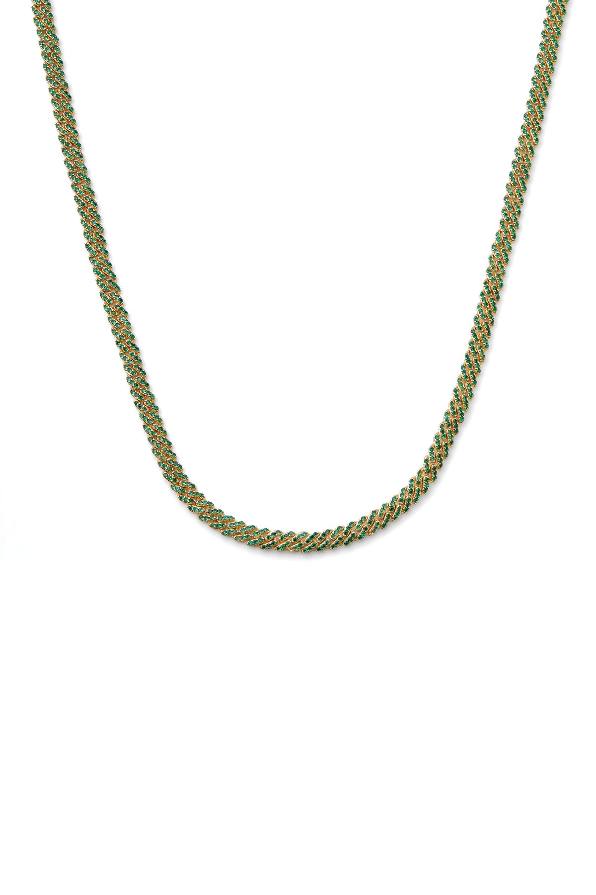 Micro Mexican Chain - Emerald
