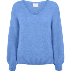 Milana LS Alpaca Pullover - Sky Blue
