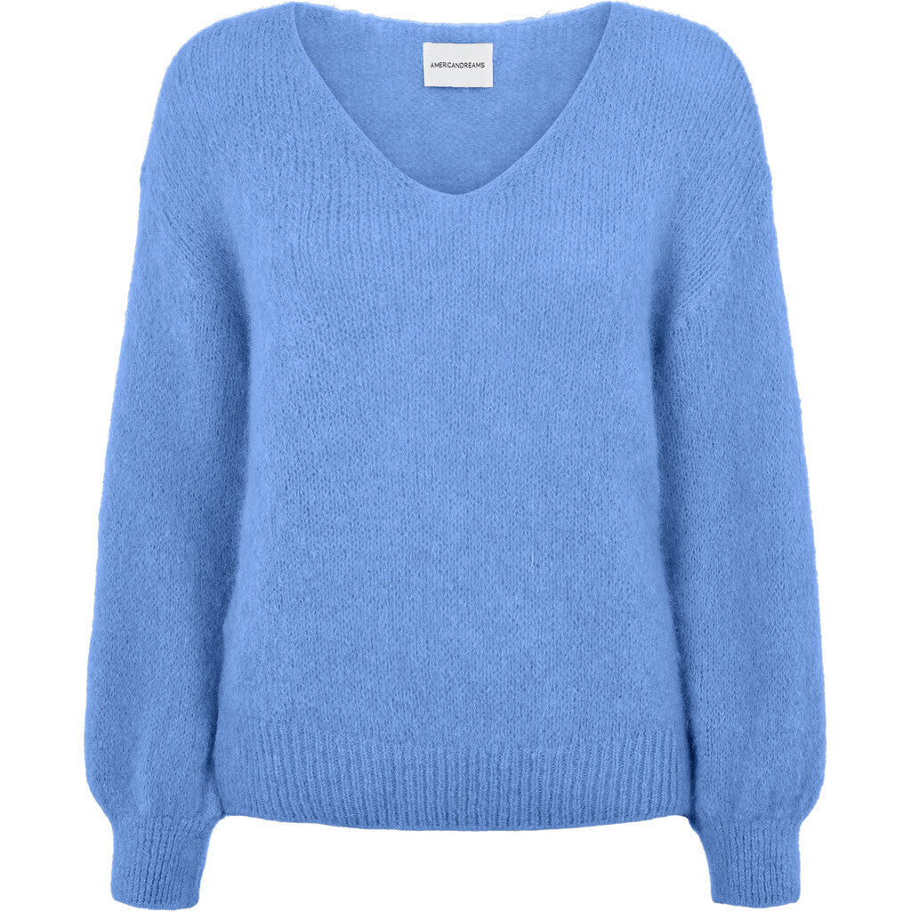 Milana LS Alpaca Pullover - Sky Blue