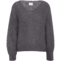 Milana Ls Mohair Knit - Graphite