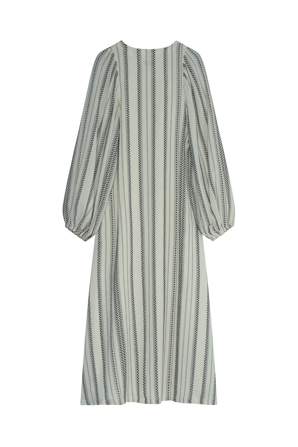 Milla Striped Gauze - Ecru/Black