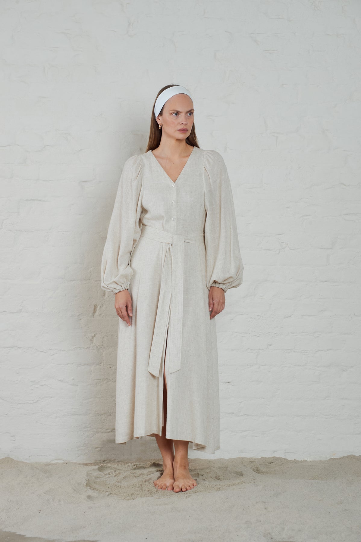 Milla Linen Blend - Ecru Melange