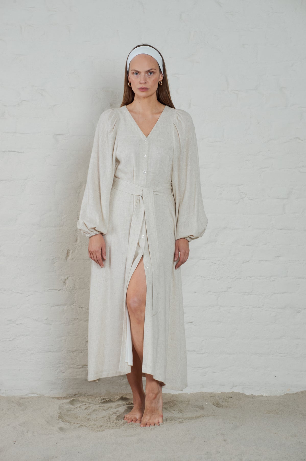 Milla Linen Blend - Ecru Melange