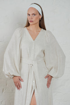 Milla Linen Blend - Ecru Melange