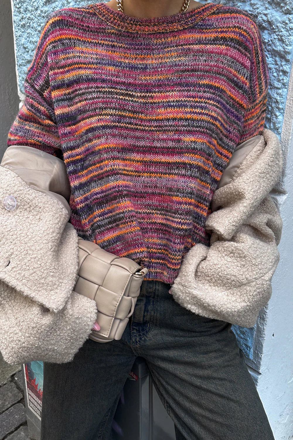 Mimi Knit - Rose Combo