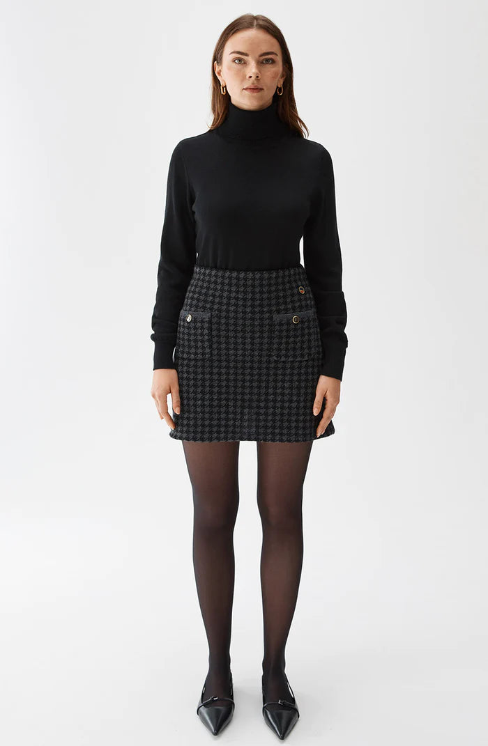 Minea Skirt - Black/Antracite