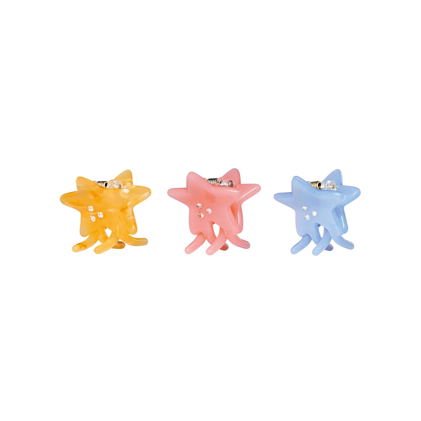 Mini Stars Hair Claw - Golden Hour