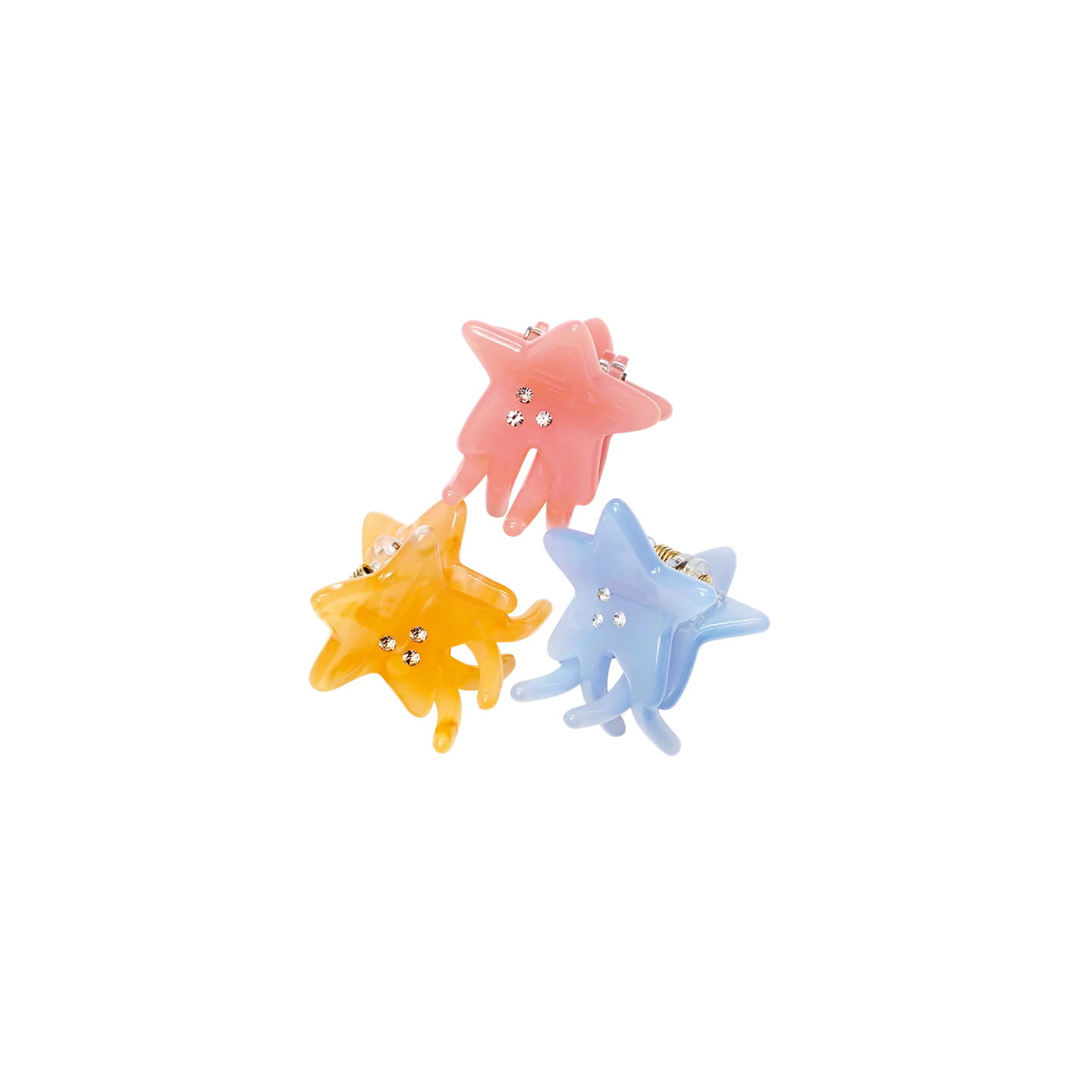 Mini Stars Hair Claw - Golden Hour