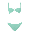 Misty Bikini Pearly Hoop - Metallic Mint