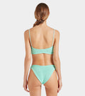 Misty Bikini Pearly Hoop - Metallic Mint