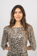 Sif Sequins Dress - Gold