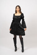 Frig Jacquard Dress - Black