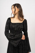 Frig Jacquard Dress - Black