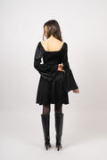 Frig Jacquard Dress - Black