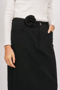 Juliette Long Skirt - Black