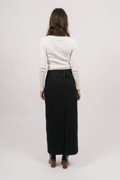Juliette Long Skirt - Black