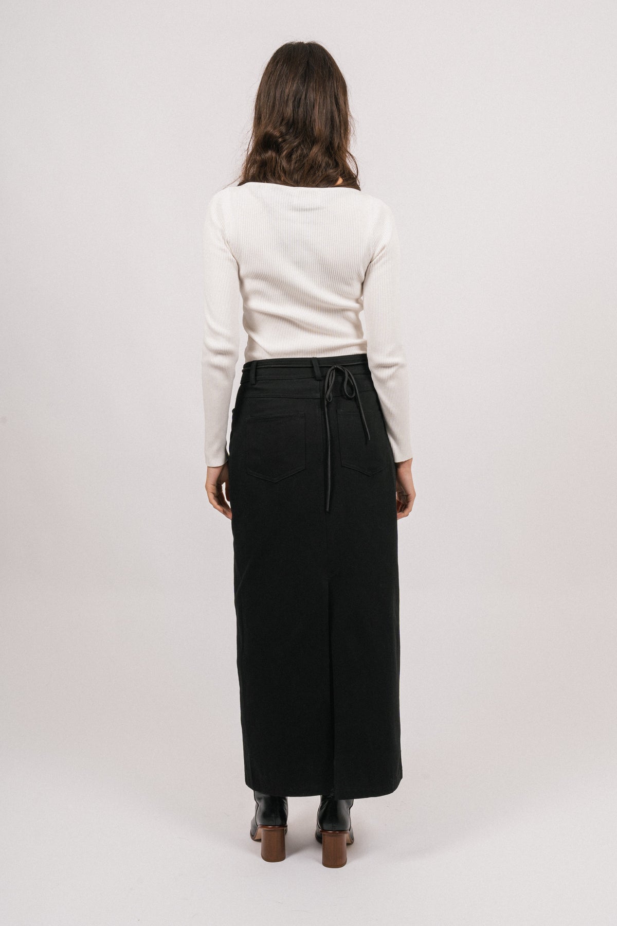 Juliette Long Skirt - Black