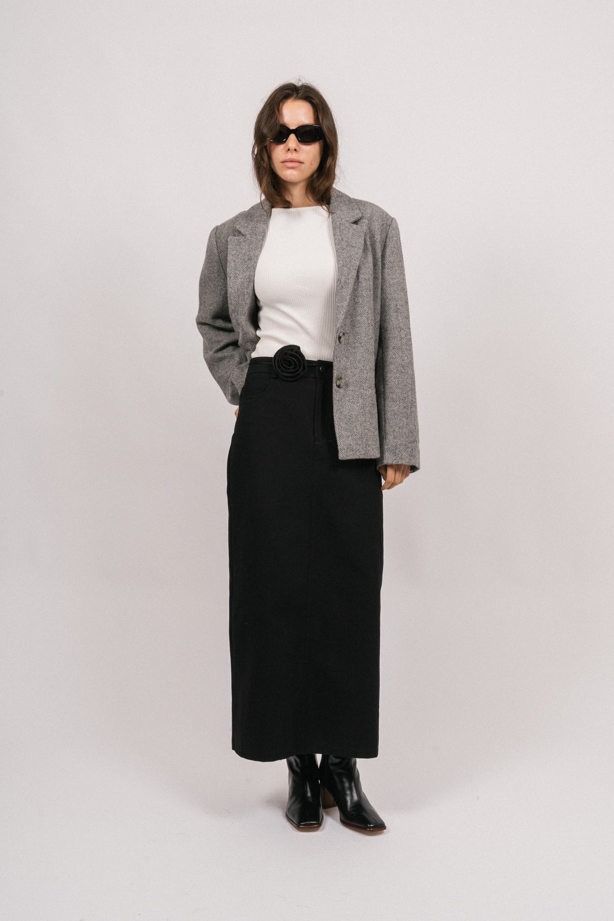 Juliette Long Skirt - Black