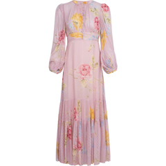 Dotted Georgette Gown - Flourish Wall