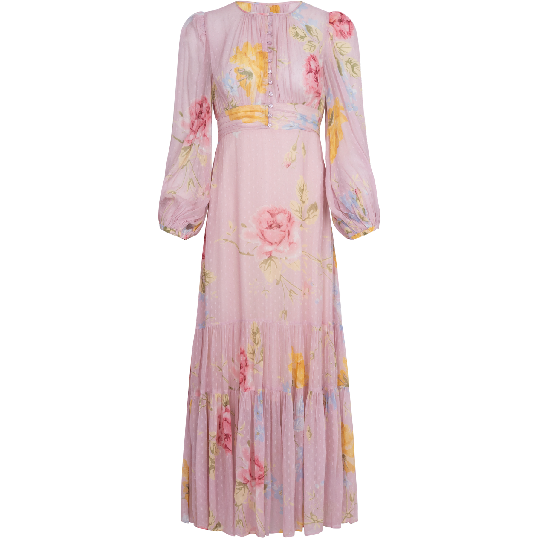 Dotted Georgette Gown - Flourish Wall