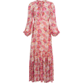 Dotted Georgette Gown - Brushed Blossom