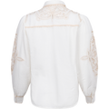 Brynlee Shirt W Embrodery - Ivory