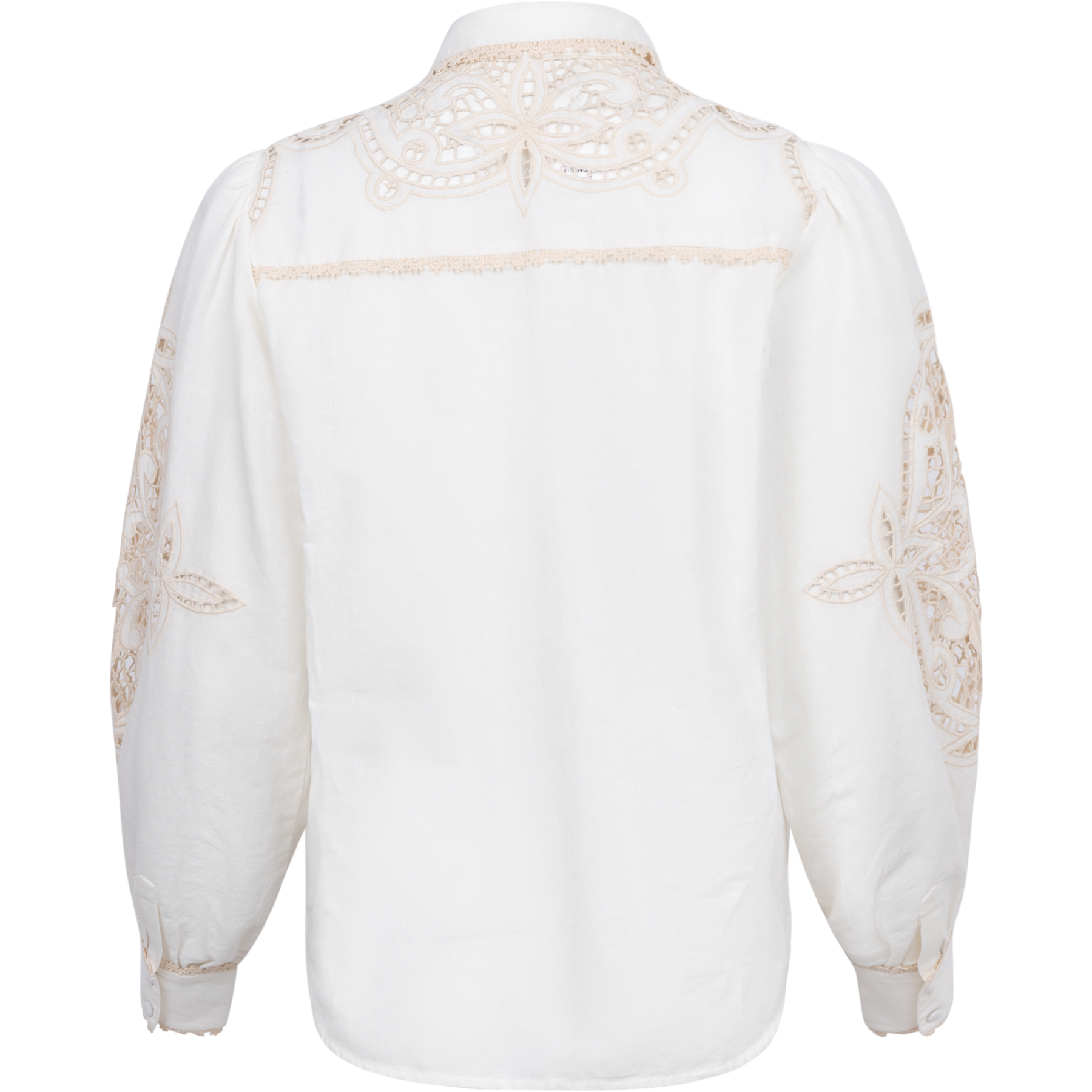 Brynlee Shirt W Embrodery - Ivory