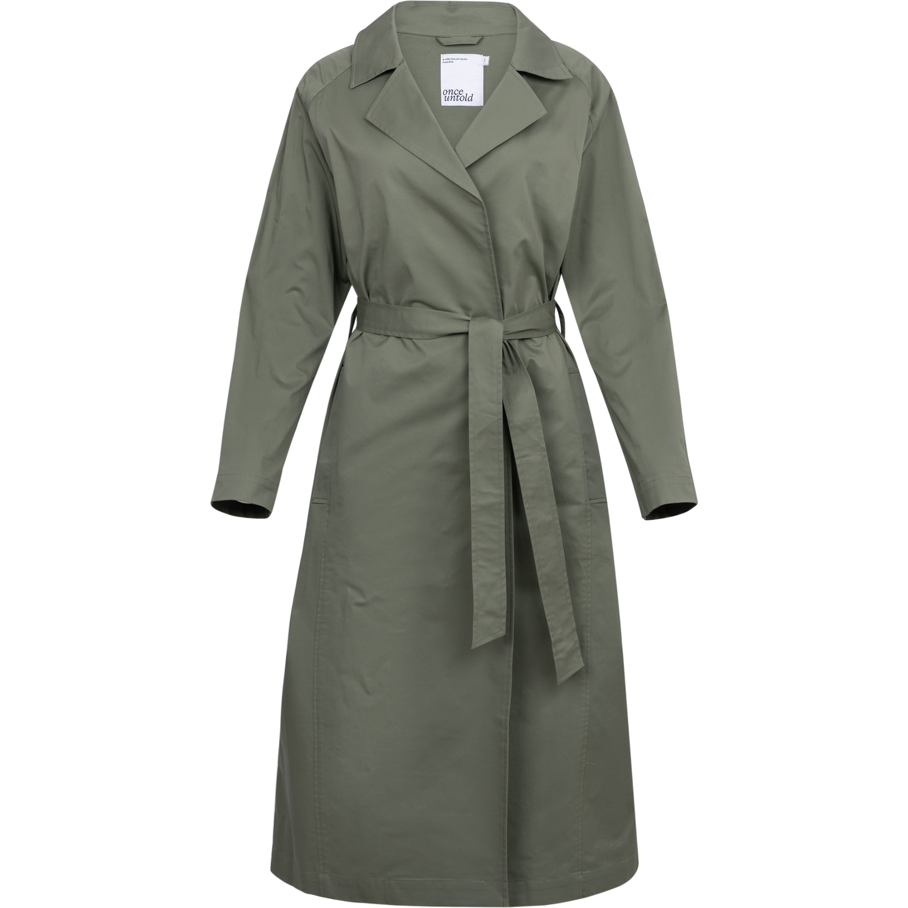 Skygge Trenchcoat - Olive Night