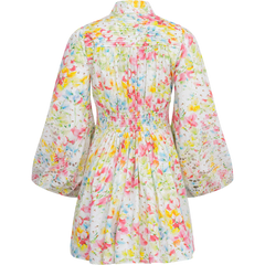 Poplin Mini Dress - Flora