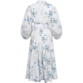 Poplin Midi Dress - Blue Field