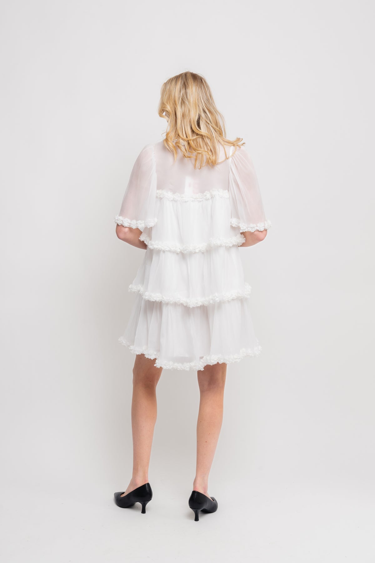Flow Dress - Vit