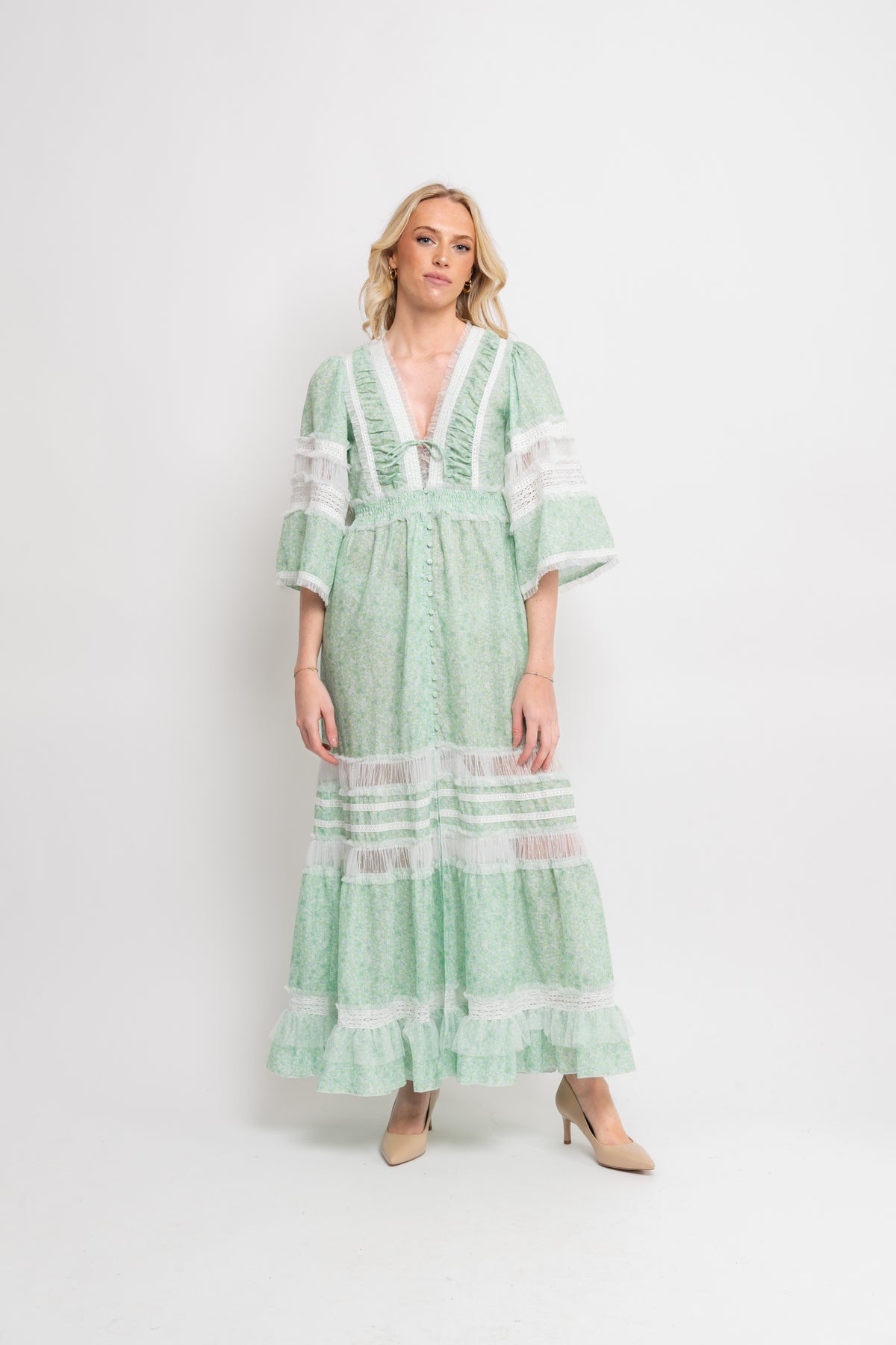 Mable Dress -  Seer Green