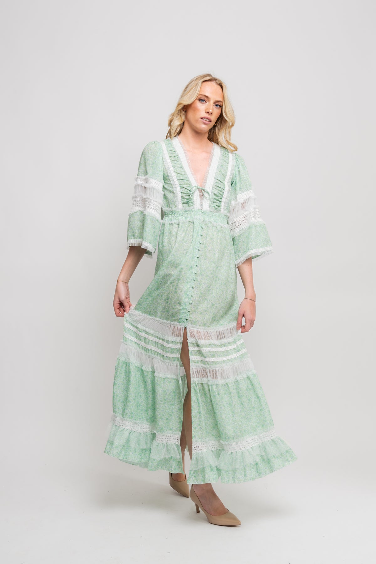 Mable Dress -  Seer Green
