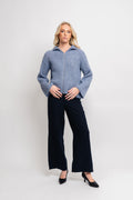 Majken Cardigan - Faded Denim