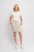 Lisa Hankie Mw Short Skirt - Oatmeal