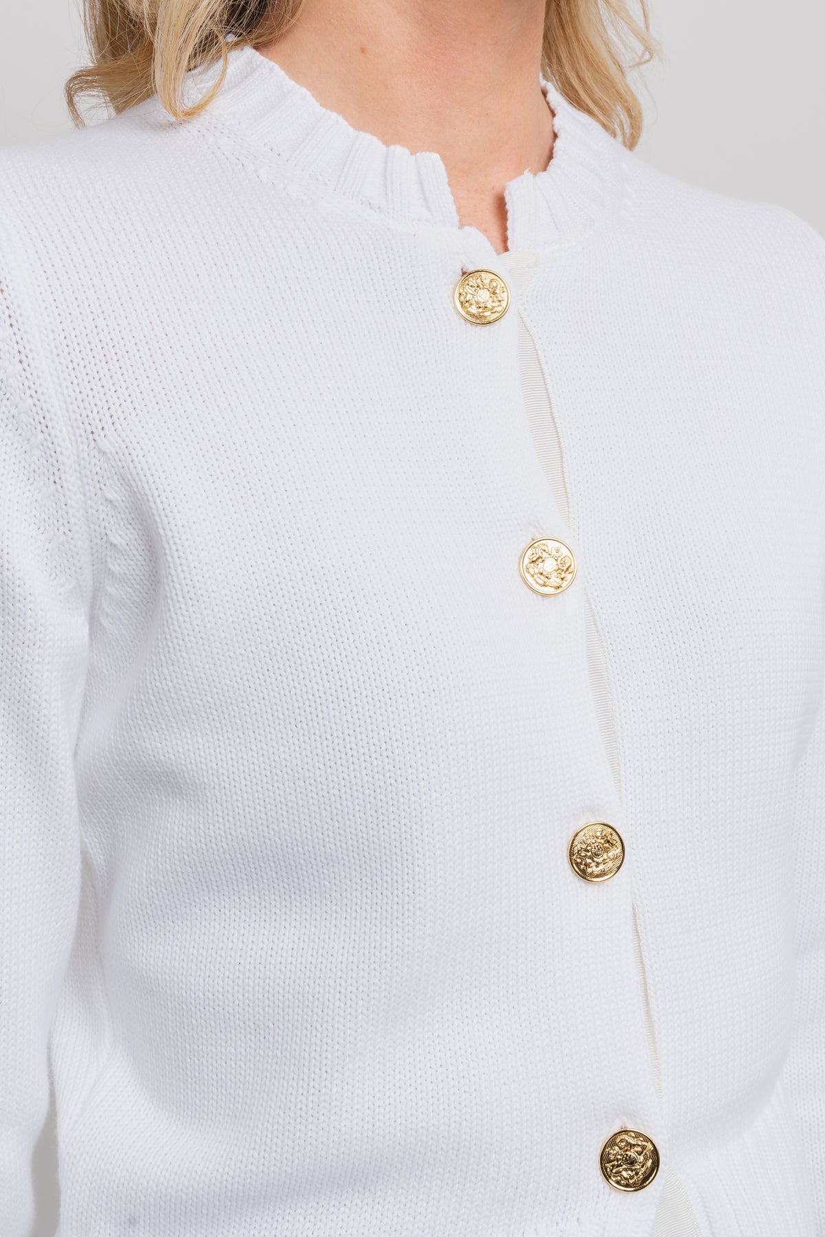Stine Cardigan - White
