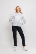 Tiffany Shirt - White/Blue