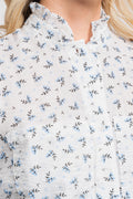 Tiffany Shirt - White/Blue