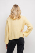 Majken Cardigan - Ljusgul