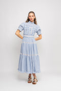 Iro Maxi Dress - Light Blue