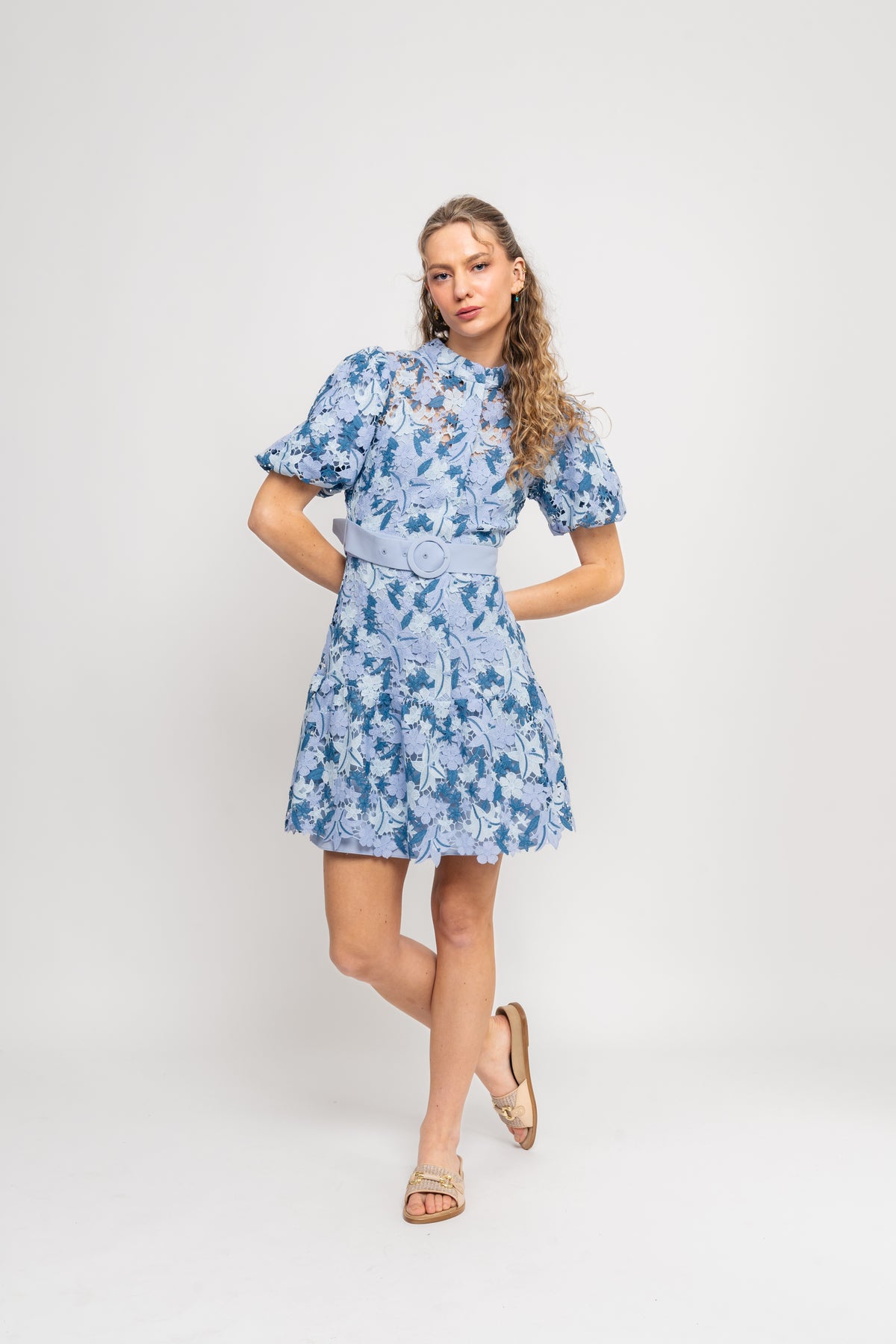 Isla Dress - Blue