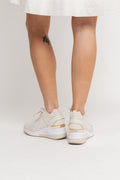 Georgie Knit Trainer - Cream