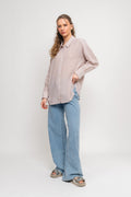 Sonja Shirt - Sand/White