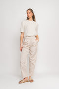 Yasanne Ss Knit Pullover - Star White