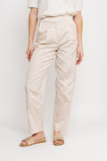 Firmina Hw Straight Pant B - Sandshell