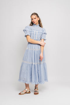 Iro Maxi Dress - Light Blue